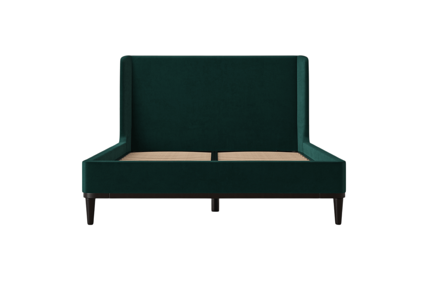 Ava Double Bed — Velvet Kingfisher