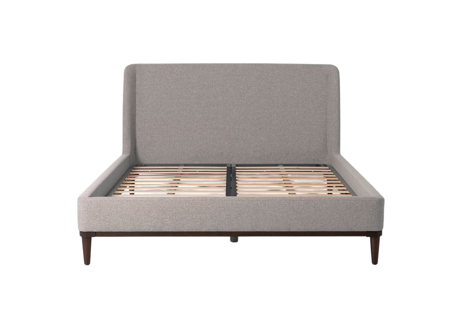 Ava King Bed — Linen Natural