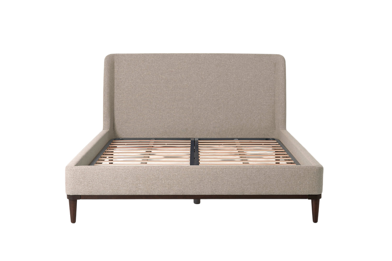 Ava King Bed — Linen Pumice