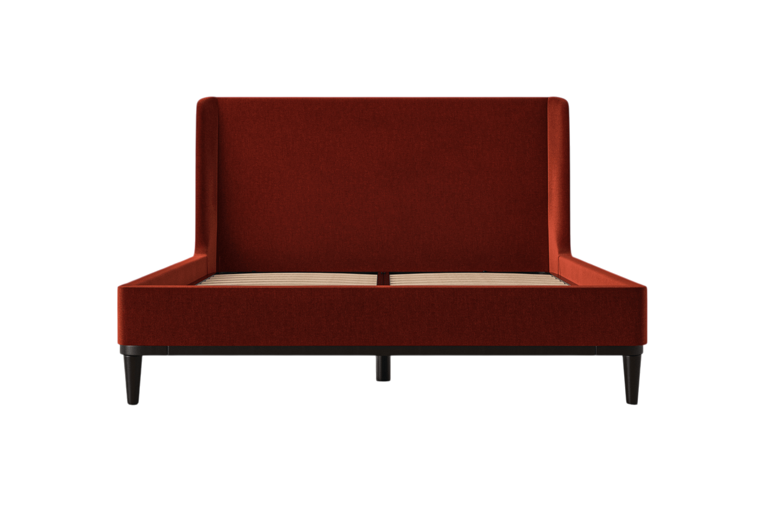 Ava King Bed — Mottled Velvet Harissa