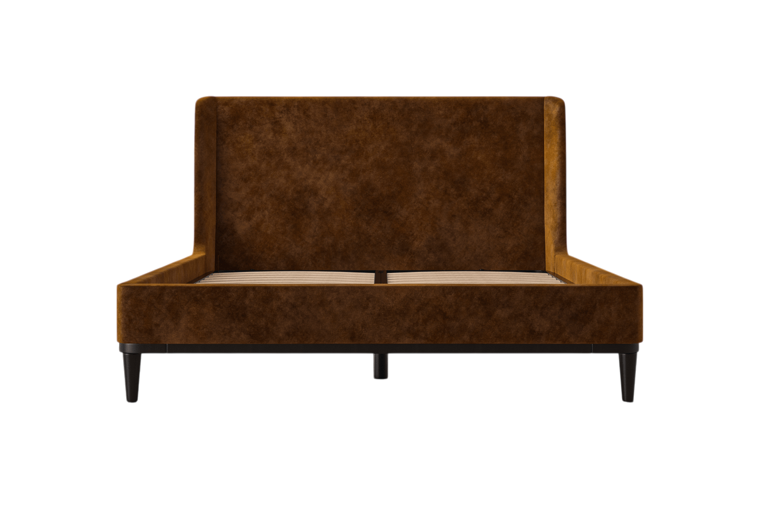 Ava King Bed — Pure Cotton Ochre