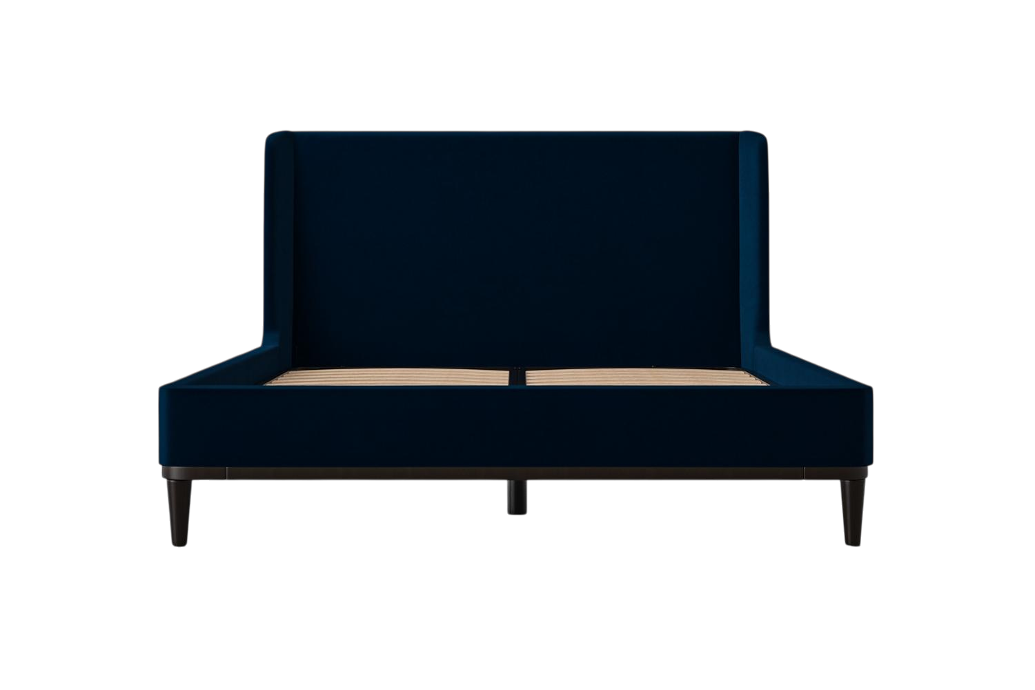 Ava King Bed — Velvet Indigo