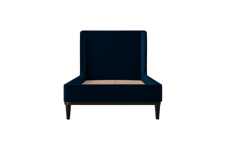 Ava Single Bed — Velvet Indigo