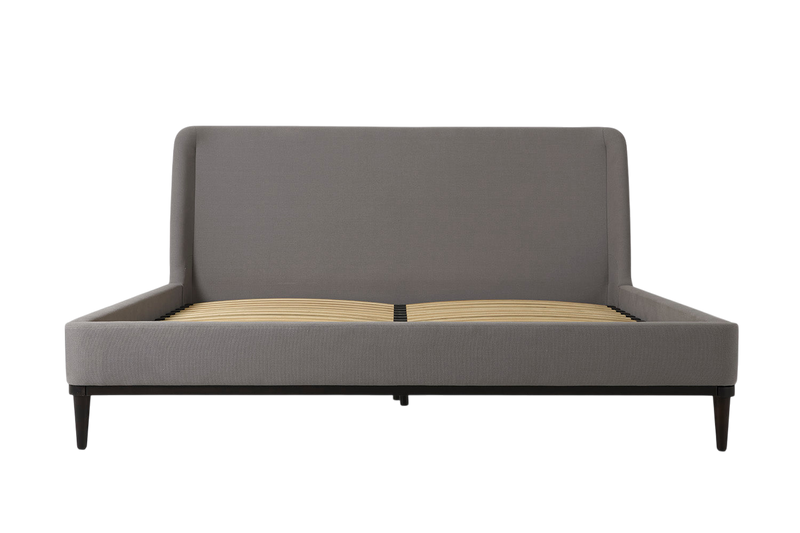 Ava Super King Bed — Linen Risso