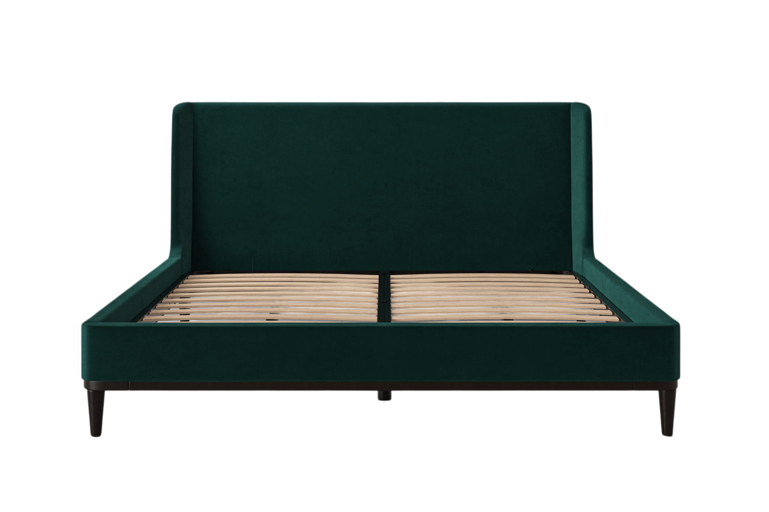 Ava Super King Bed — Velvet Kingfisher