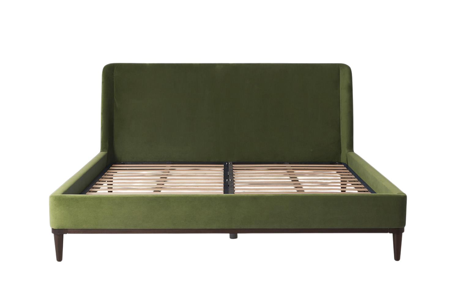 Ava Super King Bed Velvet Vine
