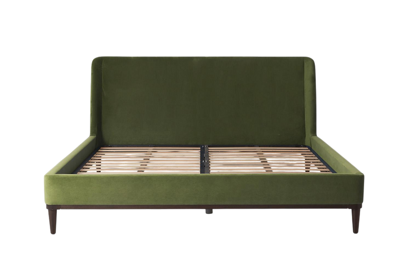 Ava Super King Bed Velvet Vine