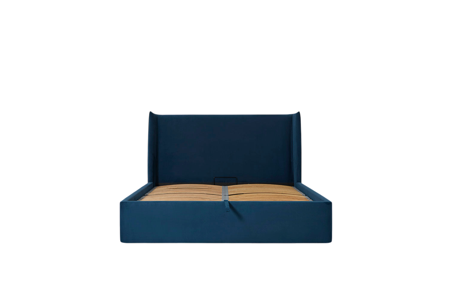 Duke Double Bed — Velvet Teal
