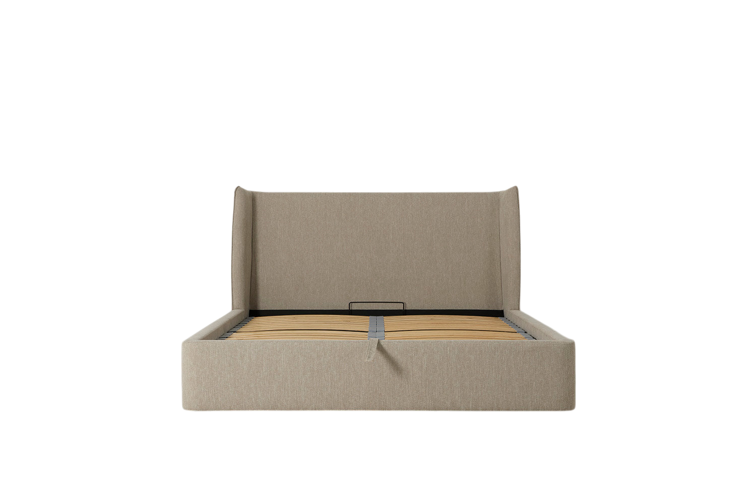 Duke King Bed — Linen Pumice