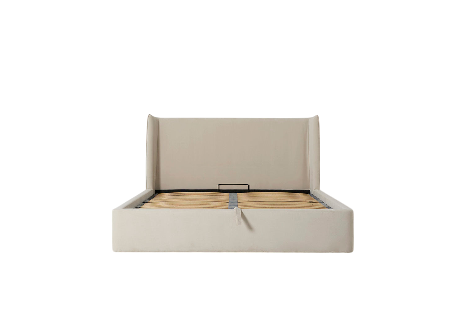 Duke King Bed — Velvet Bone