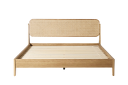 Quill Super King Bed — Oyster Ash Oak