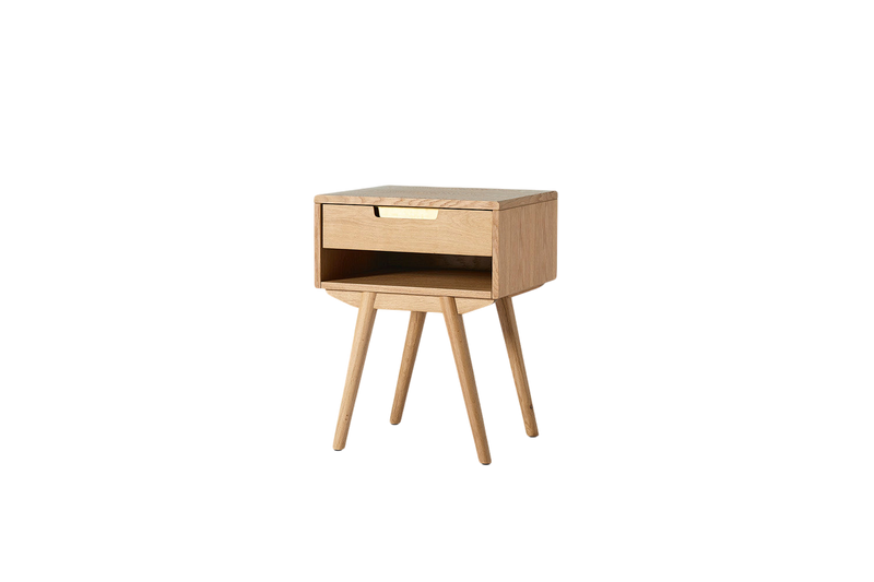 Austen Bedside Table — Oak Oak