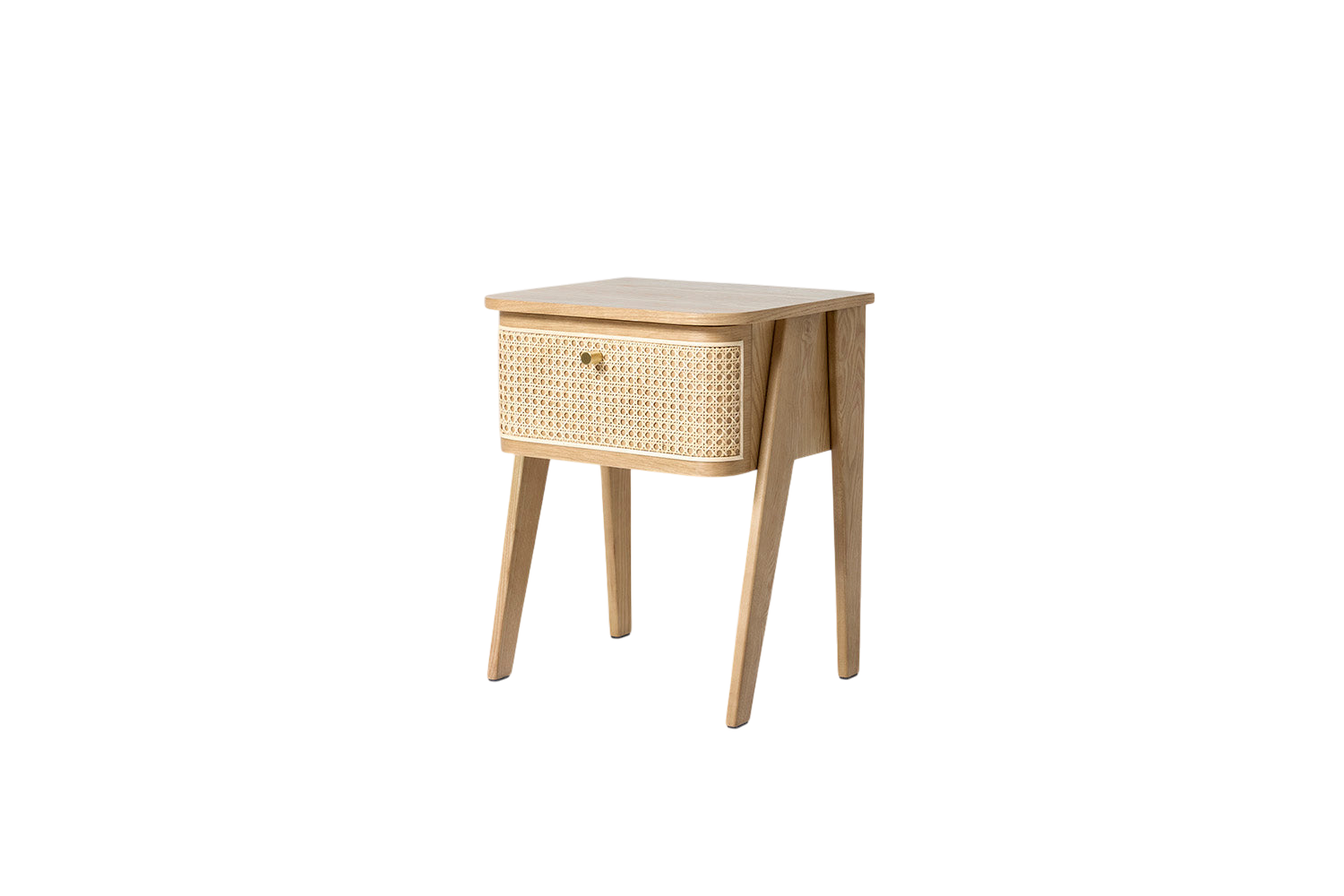 Bronte Bedside Table — Oyster Ash Oak