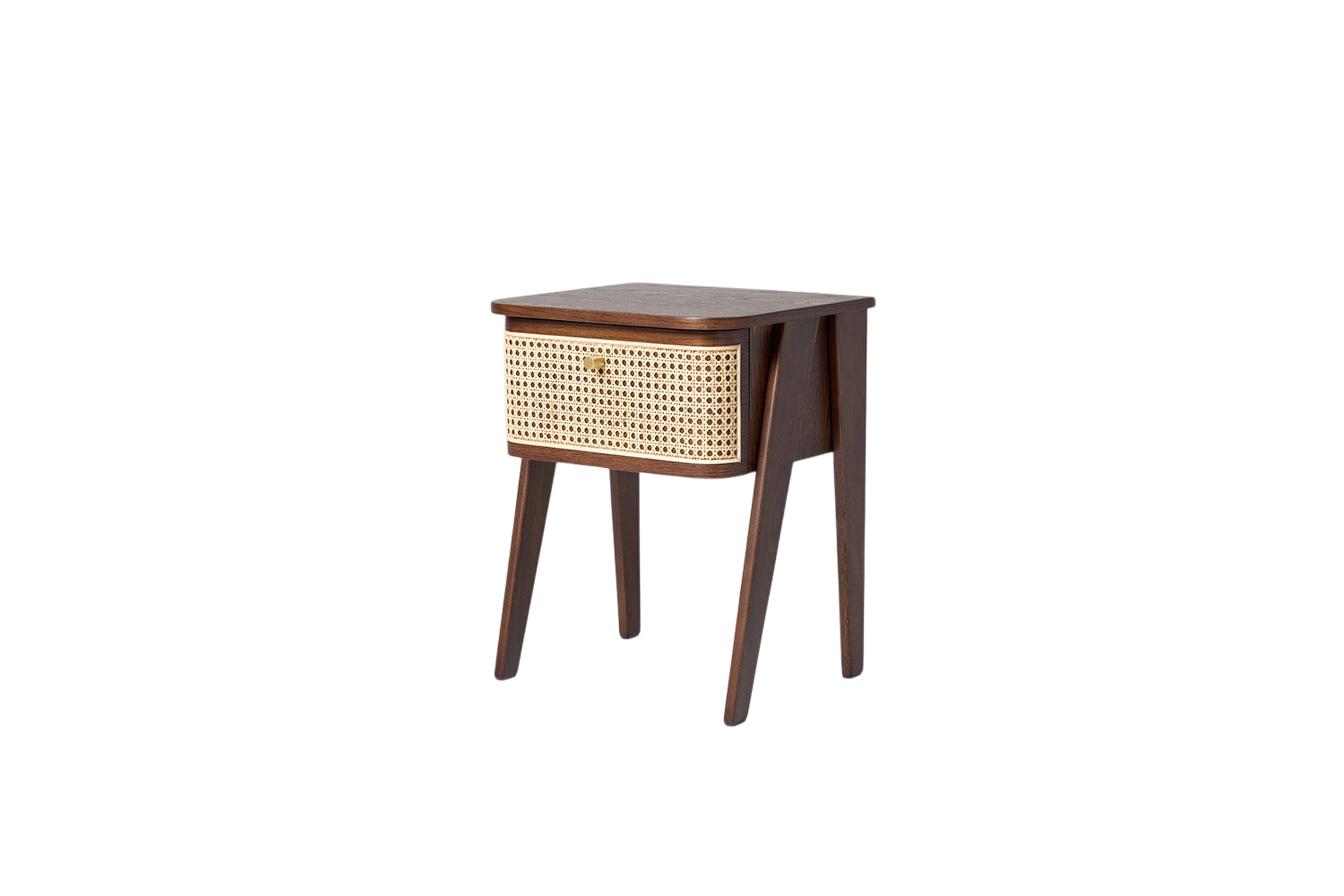 Bronte Bedside Table — Walnut Walnut