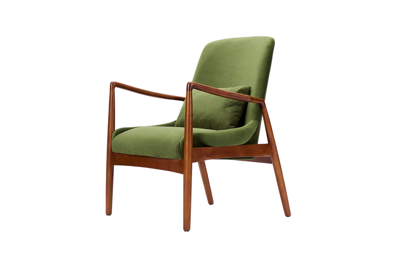 Charles Armchair — Velvet Vine