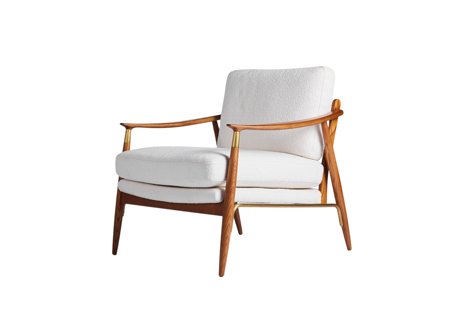 Marlowe Accent Chair — Boucle Ivory