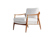 Marlowe Accent Chair — Boucle Ivory