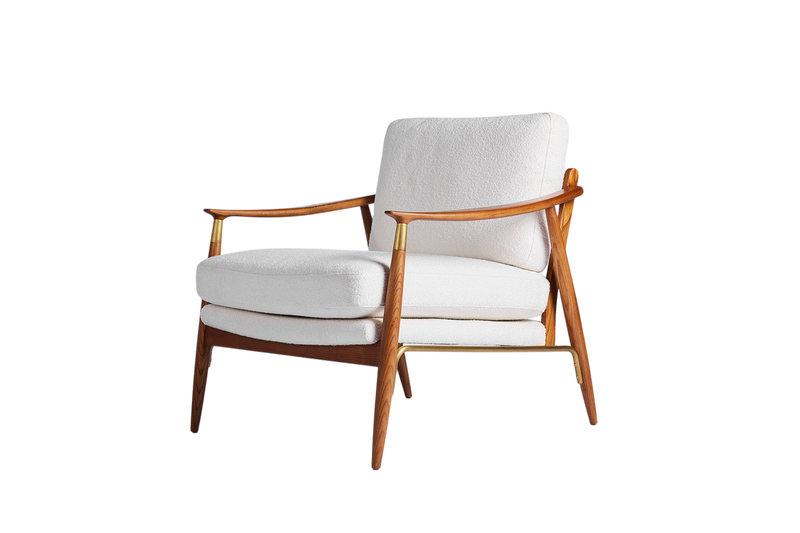 Marlowe Accent Chair — Boucle Ivory