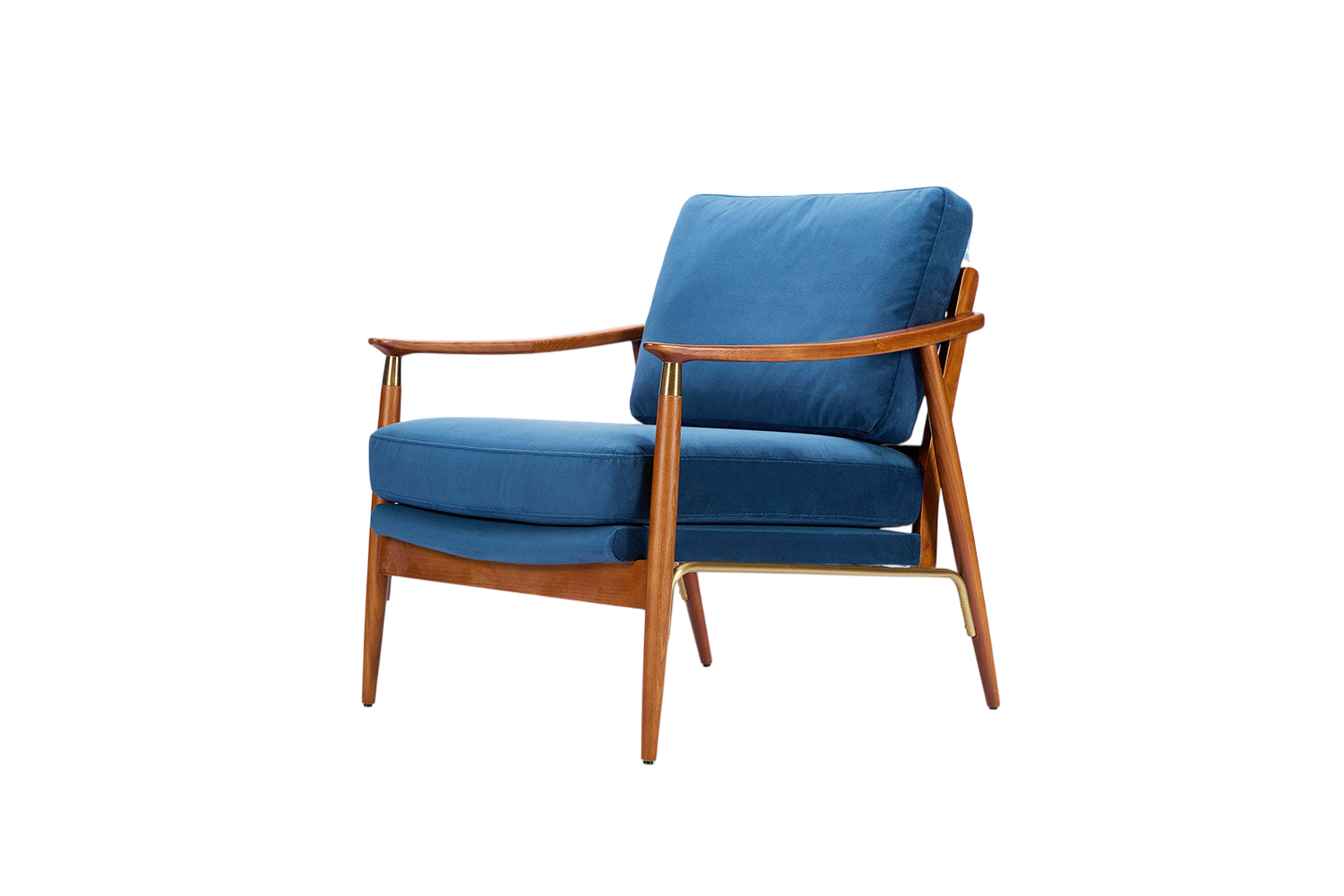Marlowe Accent Chair — Velvet Teal