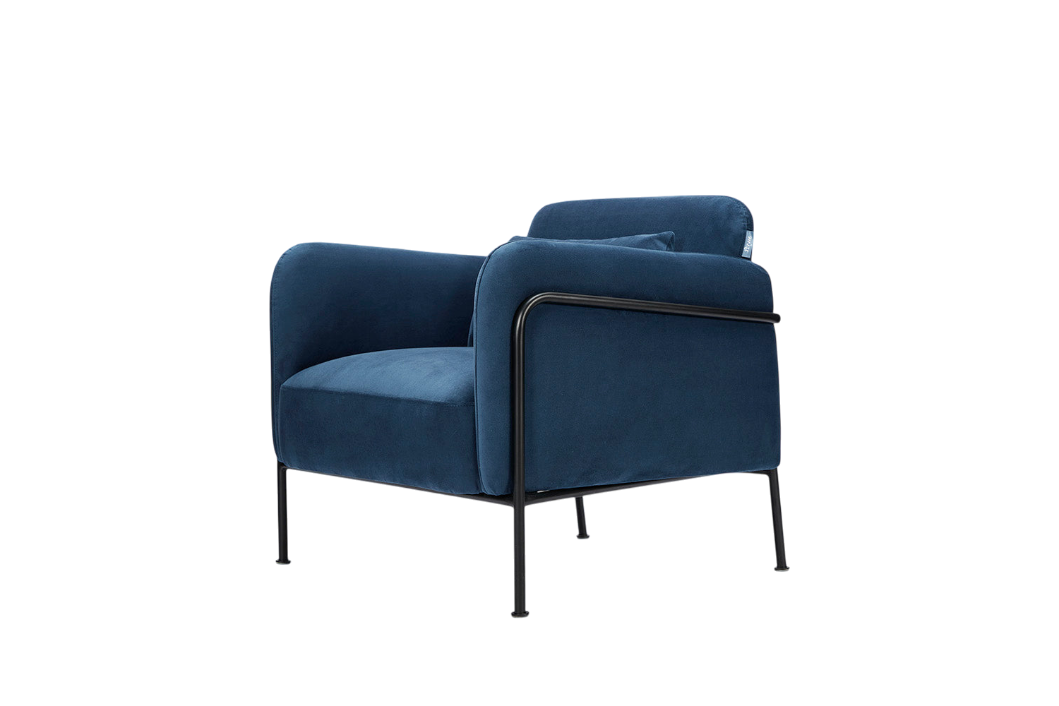Dean Accent Chair — Velvet Teal