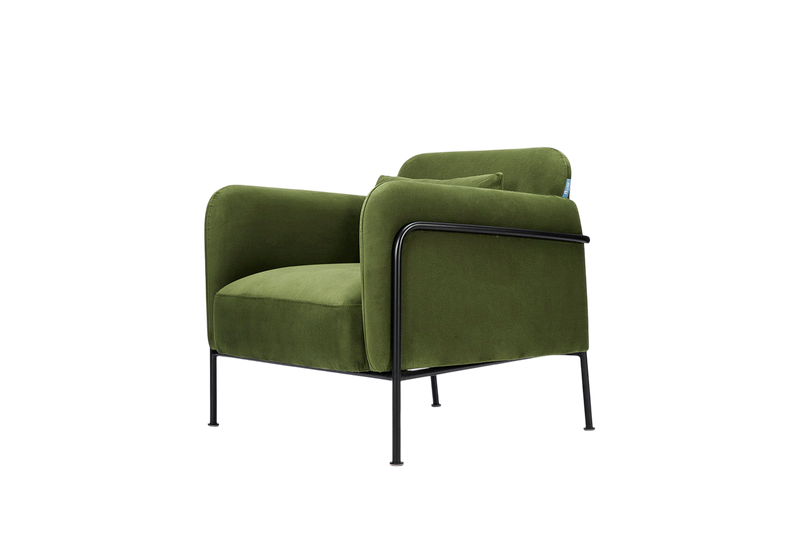 Dean Accent Chair — Velvet Vine