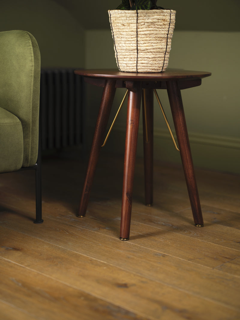 Dean Accent Chair Velvet Vine lifestyle