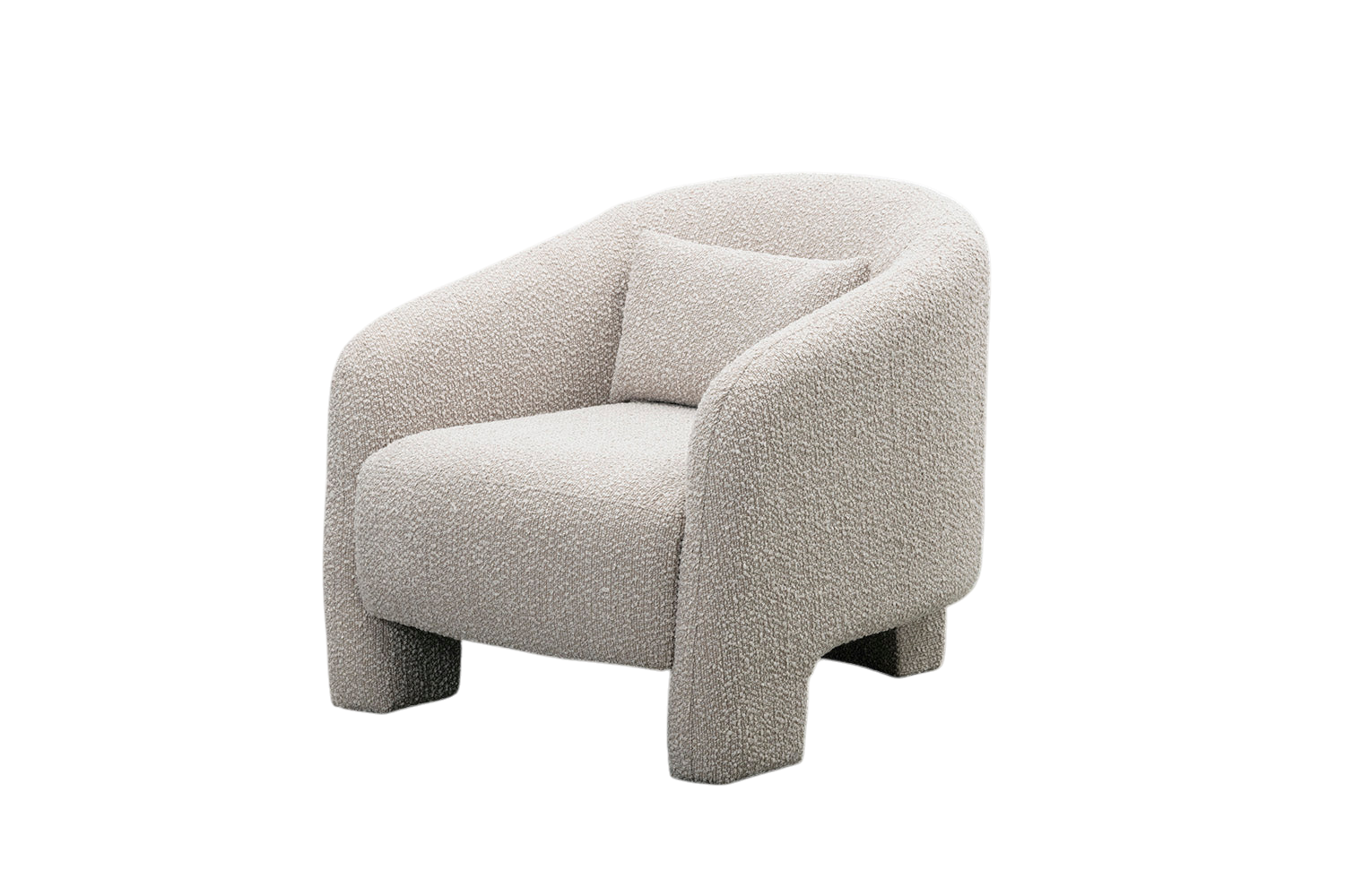 Mancini Accent Chair — Plum Putty