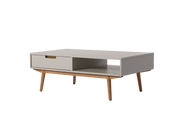 Arne 1-Drawer Coffee Table — Grey Grey