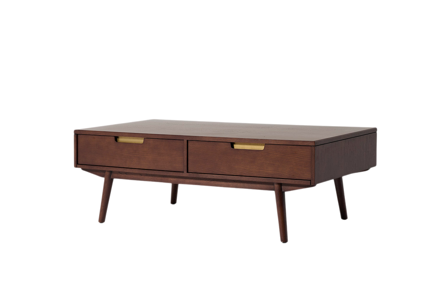 Arne 4-Sliding-Door Coffee Table — Walnut Walnut
