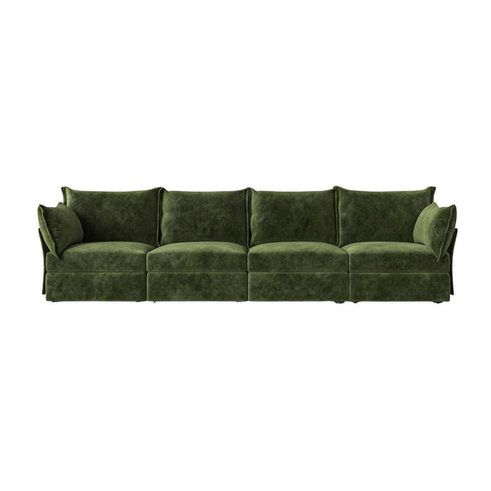 Model 06 4 Seater Sofa Mottled Velvet