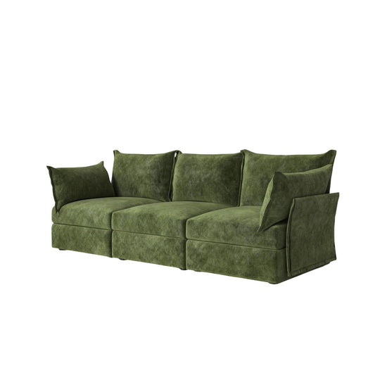 Model 06 3 Seater Sofa Mottled Velvet