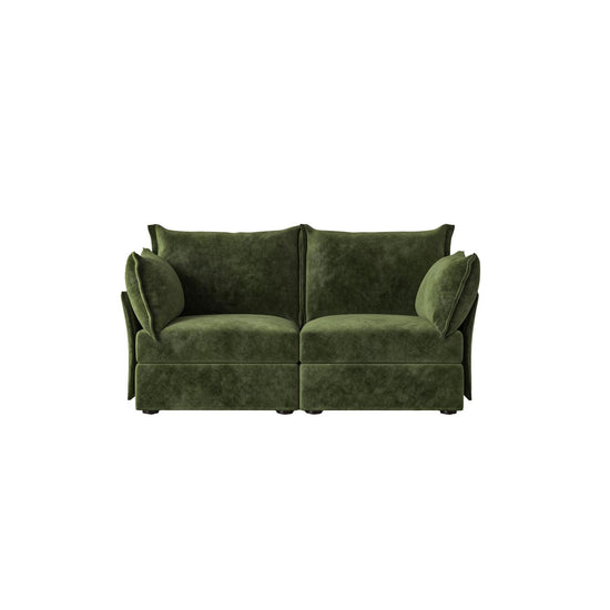 Model 06 2 Seater Sofa Mottled Velvet