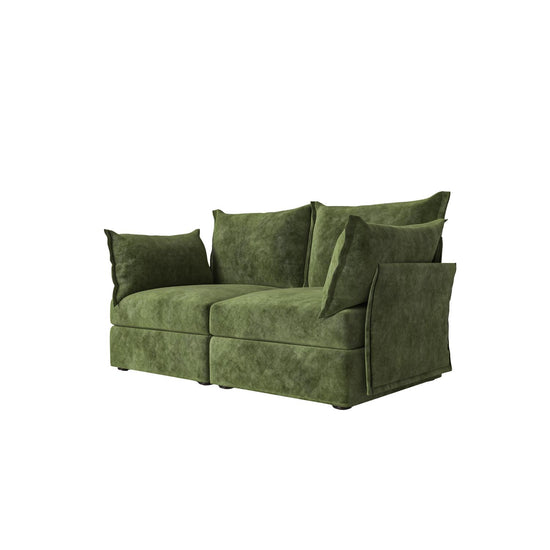 Model 06 2 Seater Sofa Mottled Velvet