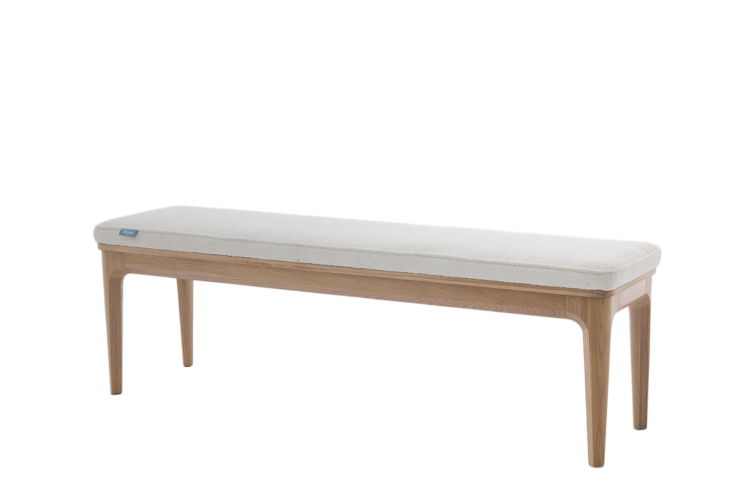 Arne Dining Bench — Boucle Ivory