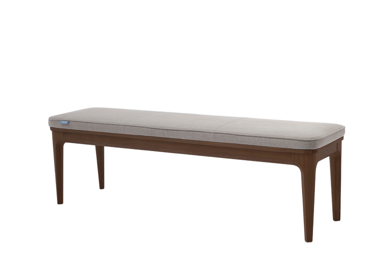 Arne Dining Bench — Linen Shadow