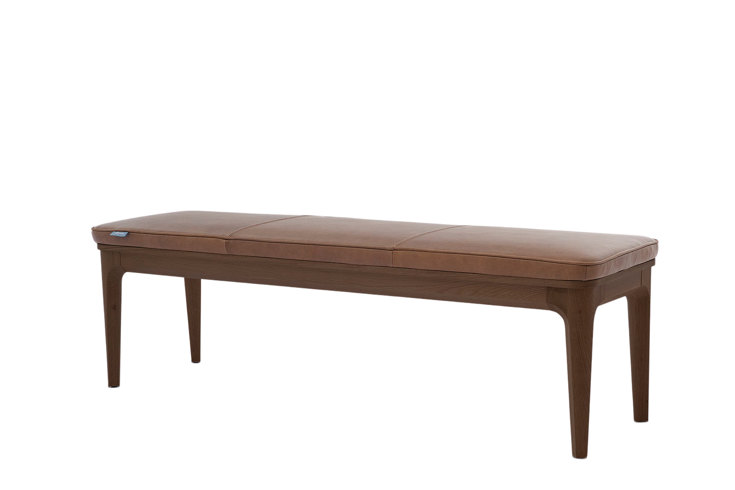Arne Dining Bench — Real Leather Maple
