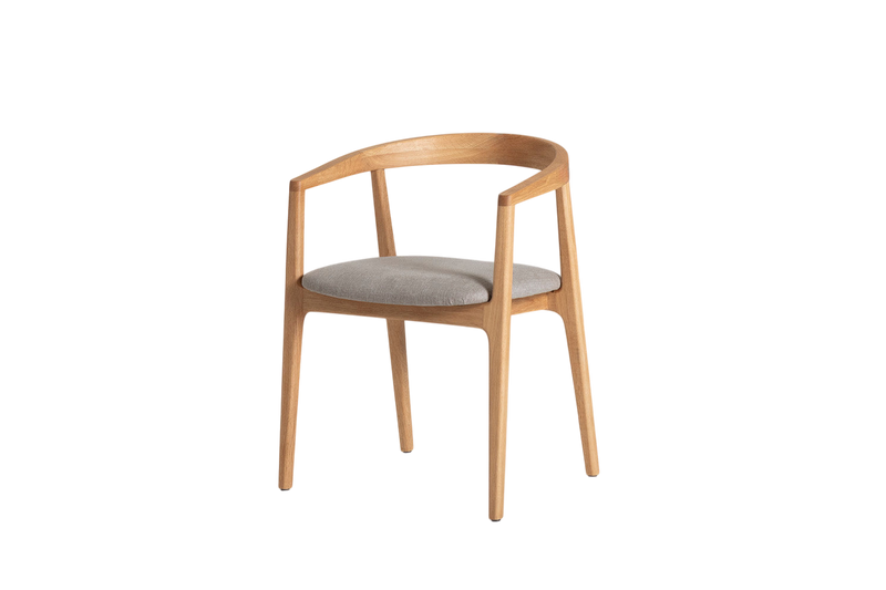 Finn Dining Chair — Linen Shadow