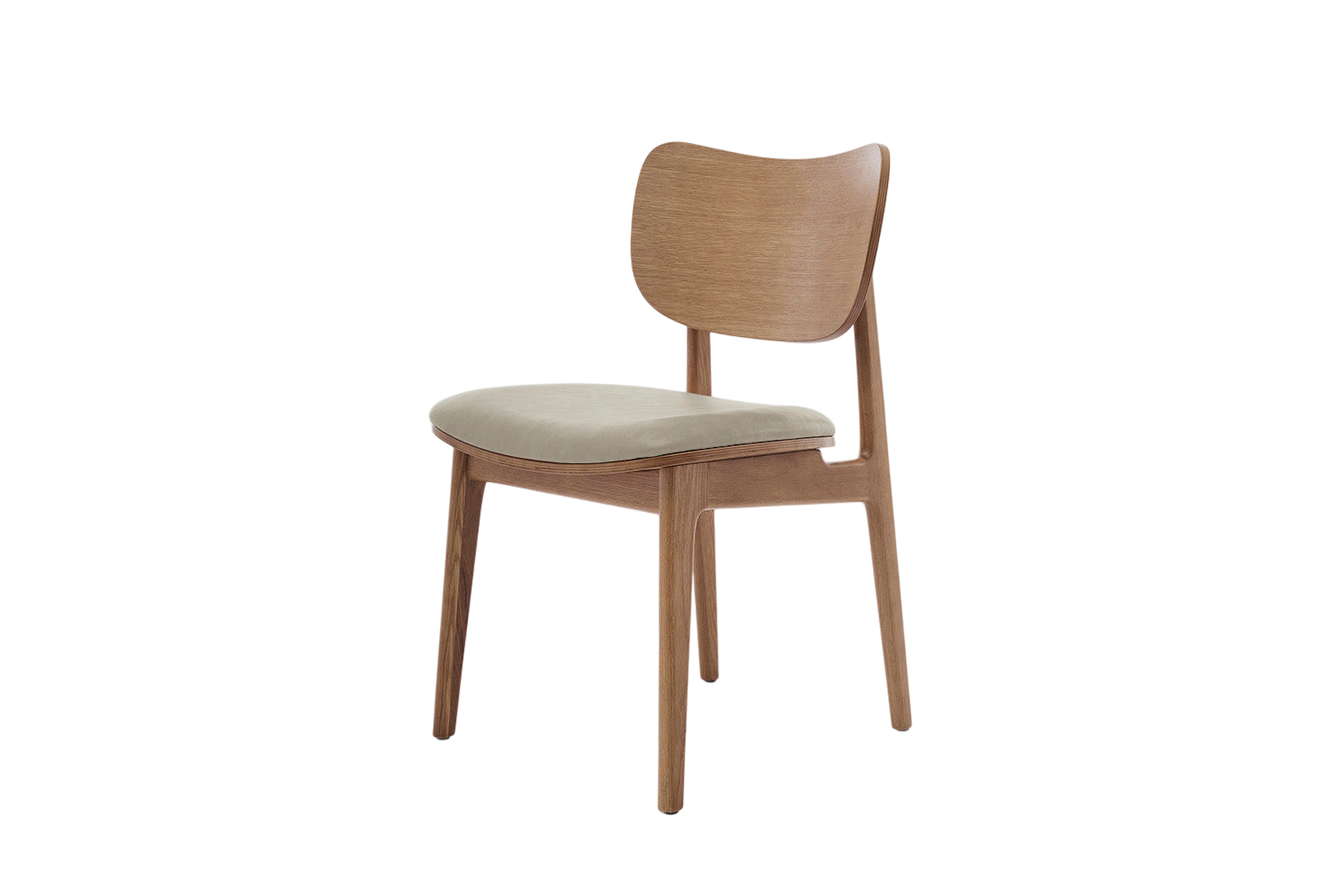 Ray Dining Chair — Real Leather Oyster