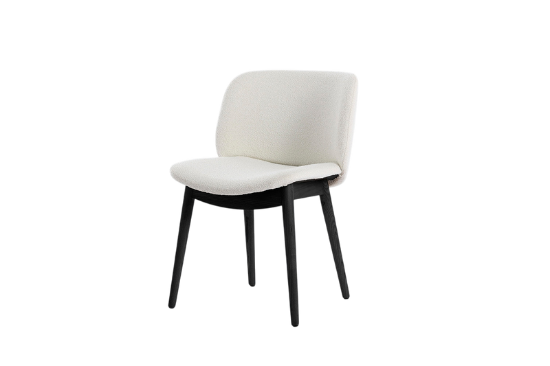 Baker Dining Chair — Boucle Ivory