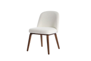 Billie Dining Chair — Boucle Ivory