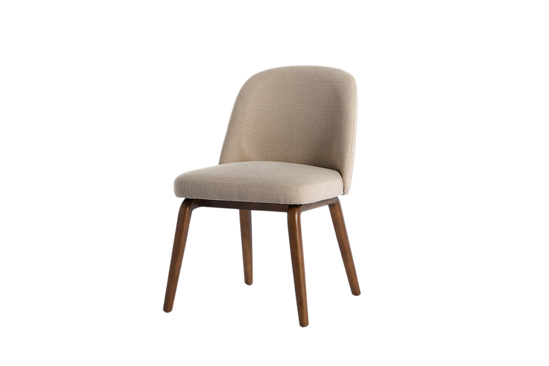 Billie Dining Chair — Linen Oatmeal