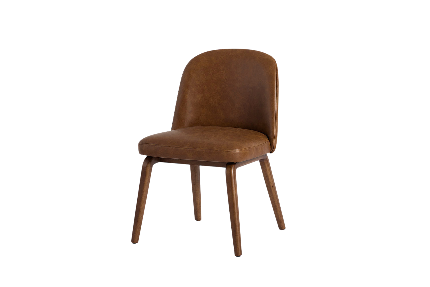 Billie Dining Chair — Real Leather Maple