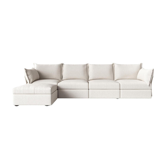 Model 06 4 Seater Chaise Sofa Boucle