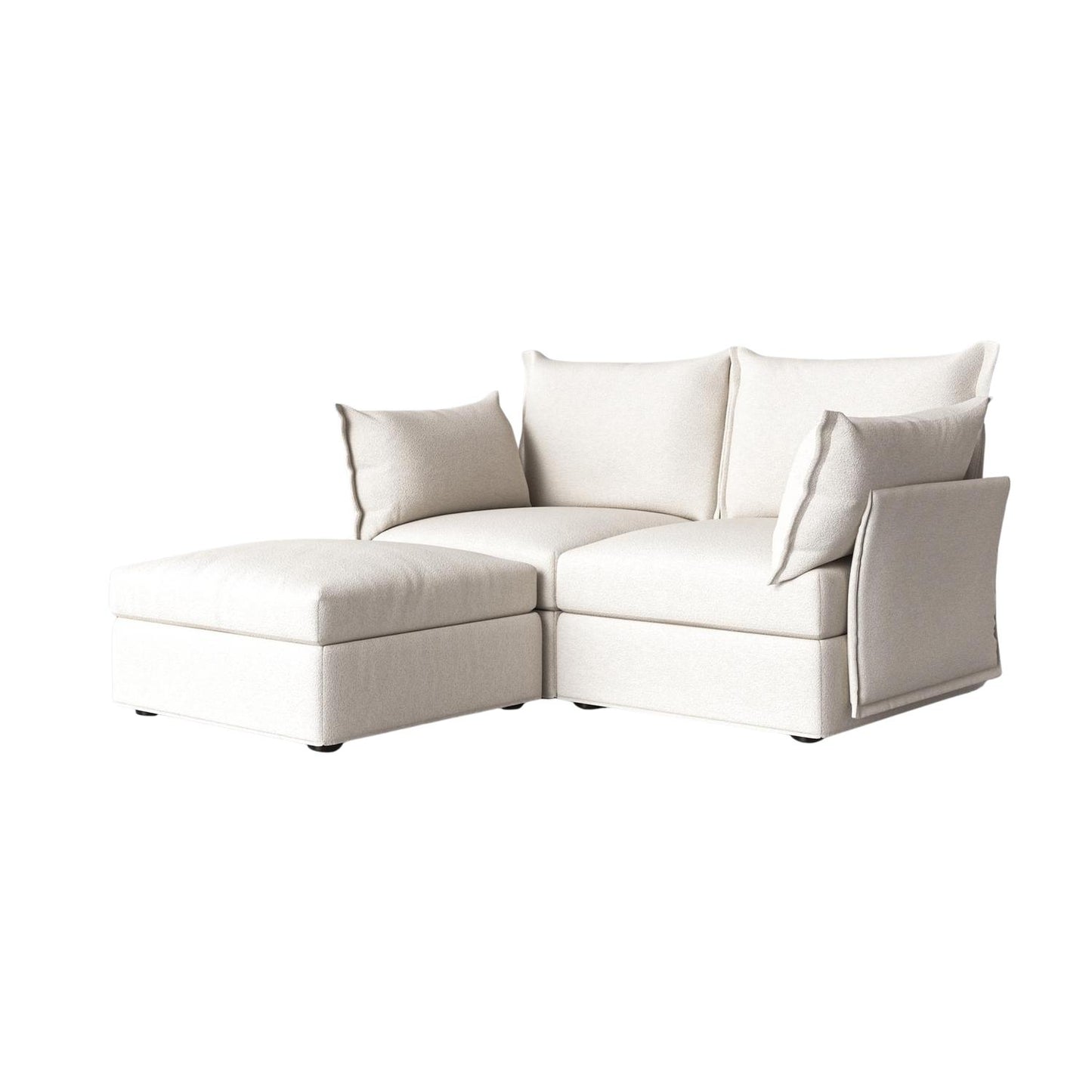 Model 06 2 Seater Chaise Sofa Boucle
