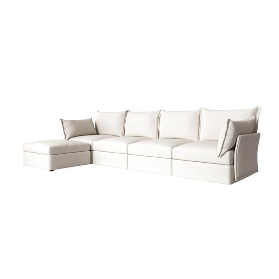 Model 06 4 Seater Chaise Sofa Boucle