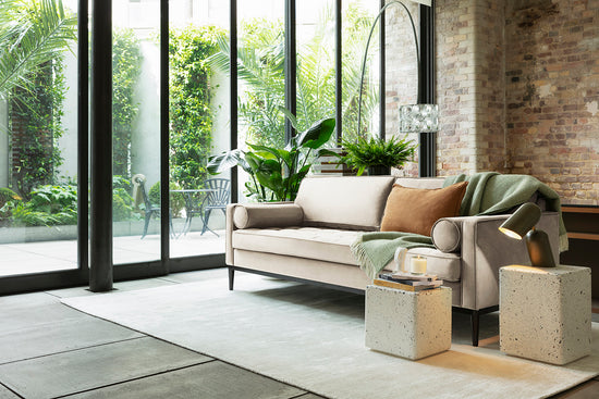 Model 02 3 Seater Sofa Velvet