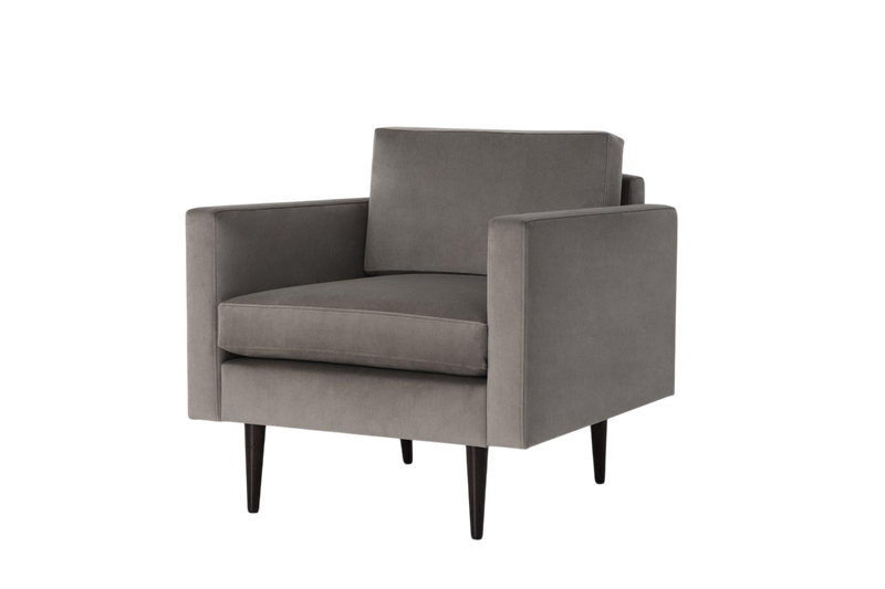 Walter Armchair — Velvet Elephant