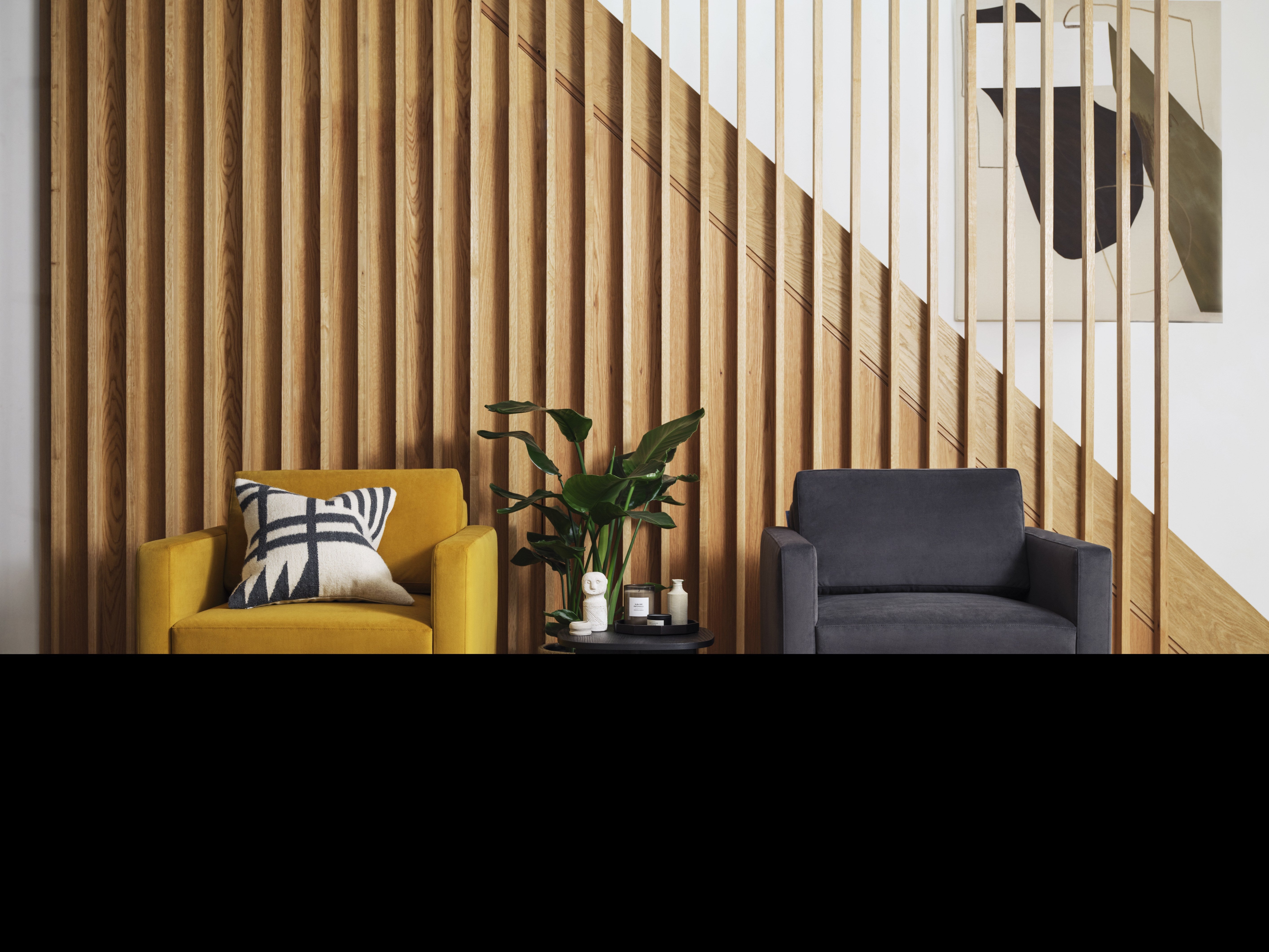 Walter Armchair Velvet Mustard lifestyle