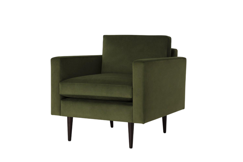 Walter Armchair — Velvet Vine