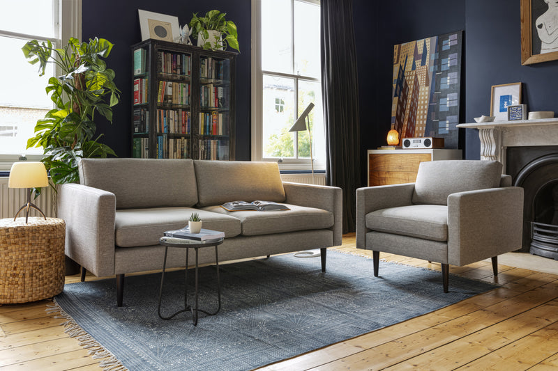 Walter 2-Seater Sofa Linen Shadow lifestyle